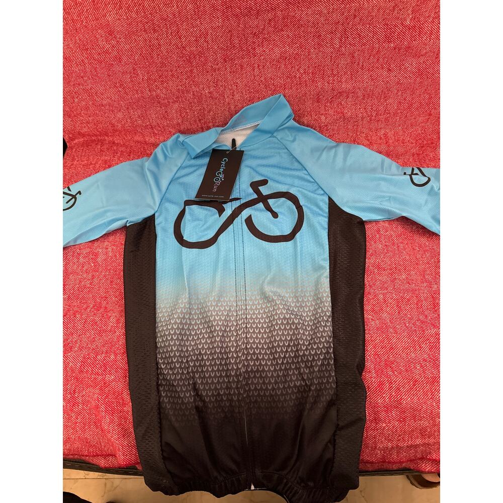 Bike Shirt Short Sleeve with 3 Rear Pockets  size XS